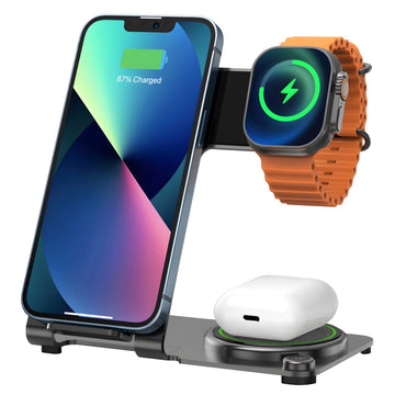 3-in-1 Wireless Charging Station – Power Up in Style